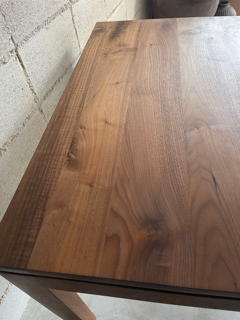 いろは　美品　高級　ウォールナット無垢材 ダイニングテーブル