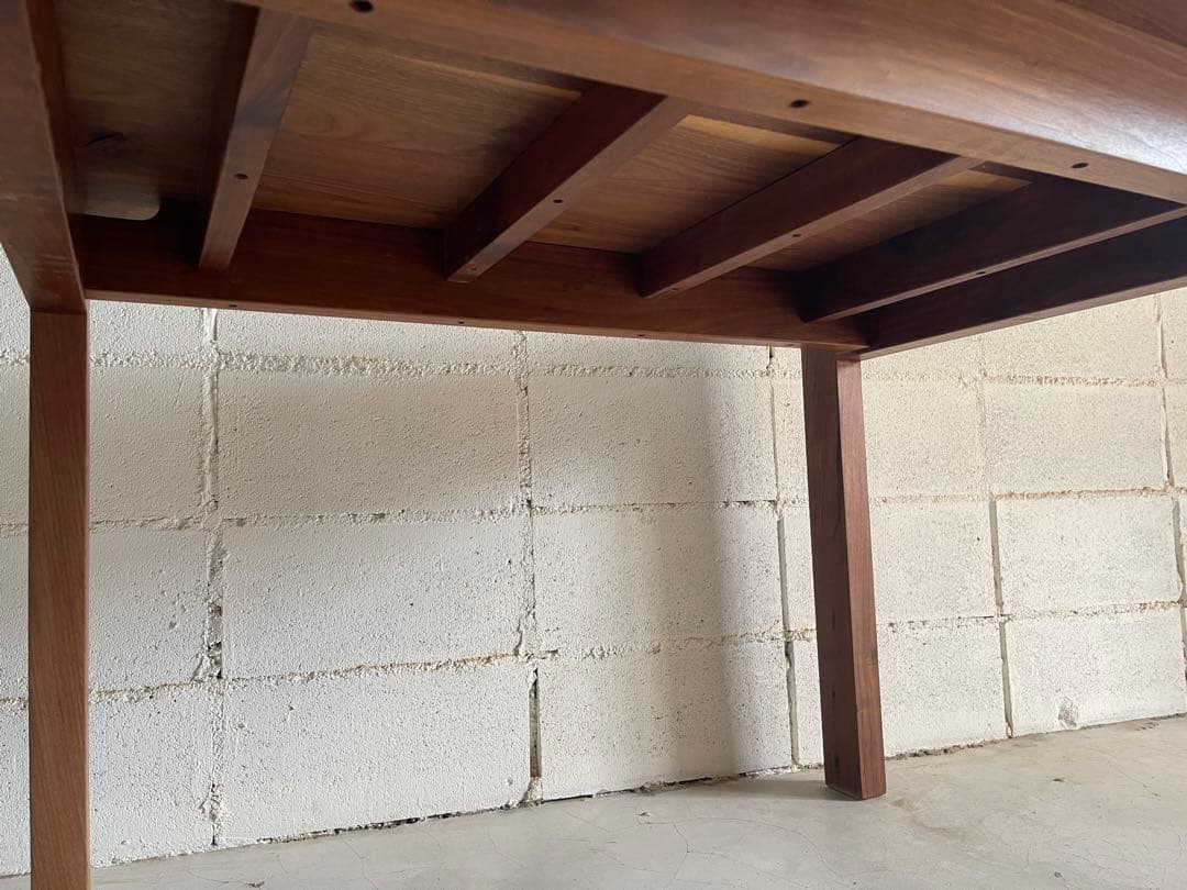 いろは　美品　高級　ウォールナット無垢材 ダイニングテーブル