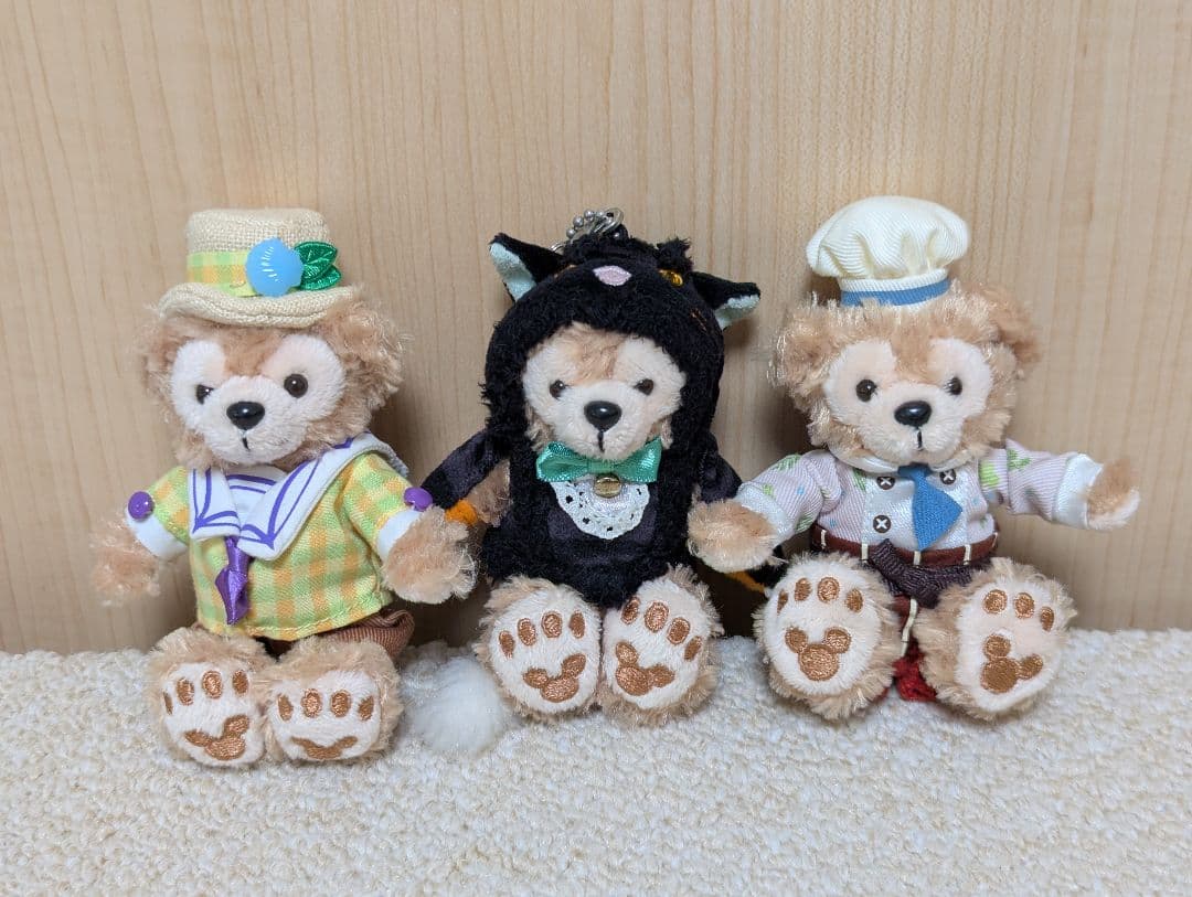 ダッフィーフレンズ ぬいぐるみバッヂ キーホルダー 11体セット