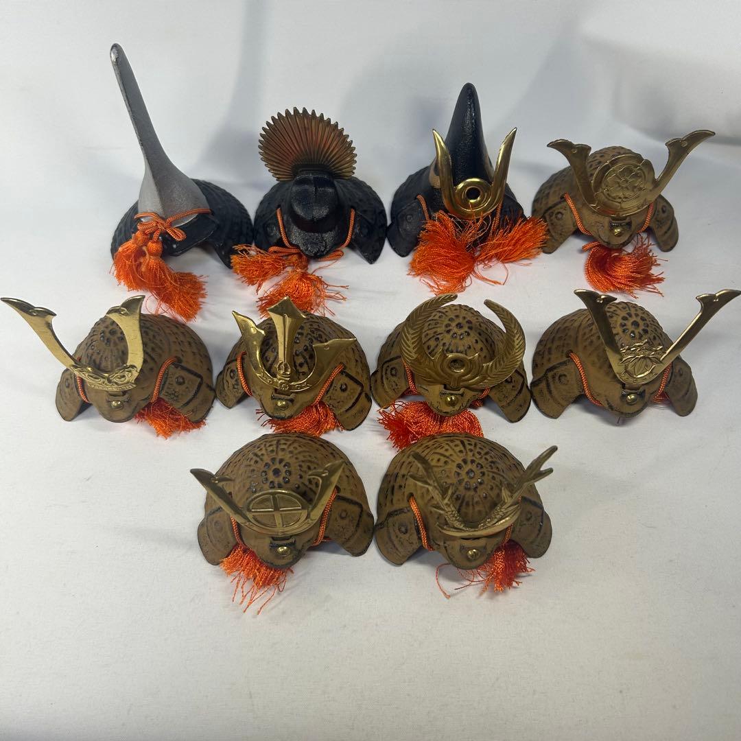 戦国武将 ミニ兜 10点セット
