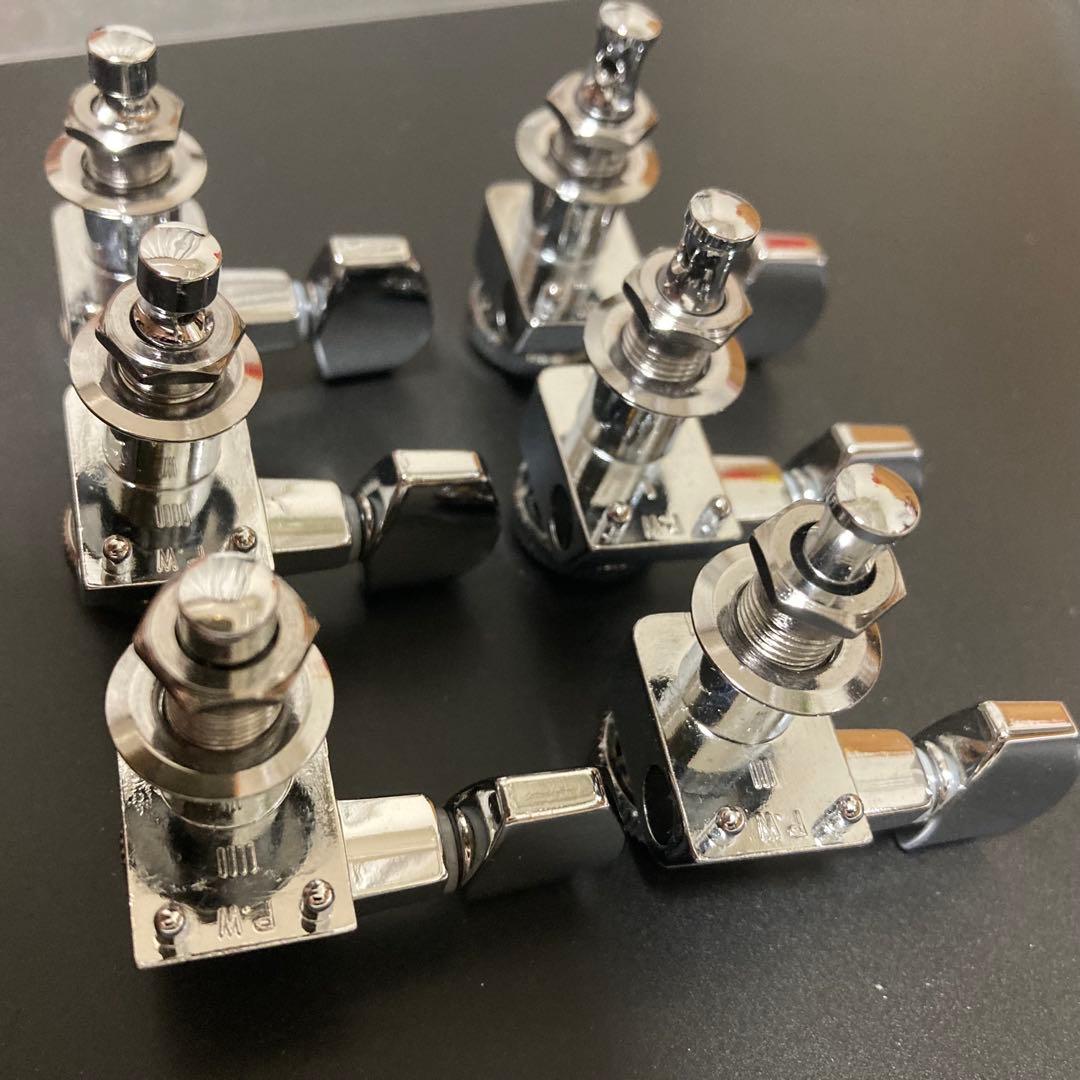 FENDER ロックペグ シルバー ストラト右利き用6個セット ギターのペグ