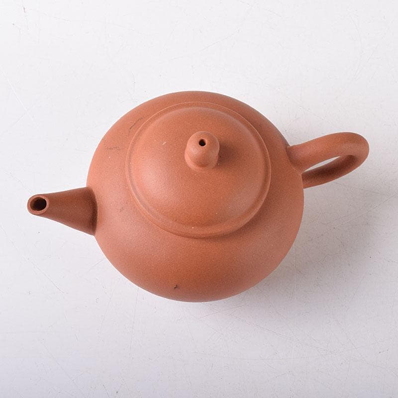 中国　中国宣興銘　紫砂　朱泥　急須　茶壷　V　R8310