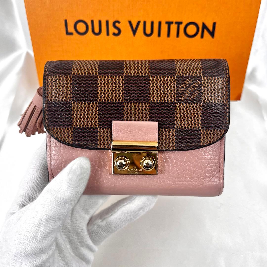希少】ルイヴィトン ポルトフォイユ・クロワゼット コンパクト 希少