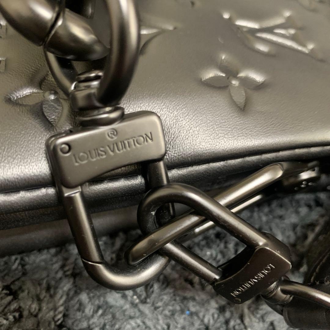 ノベルティ モノグラム ショルダーバッグ ハンドバッグ M23056 ブラック