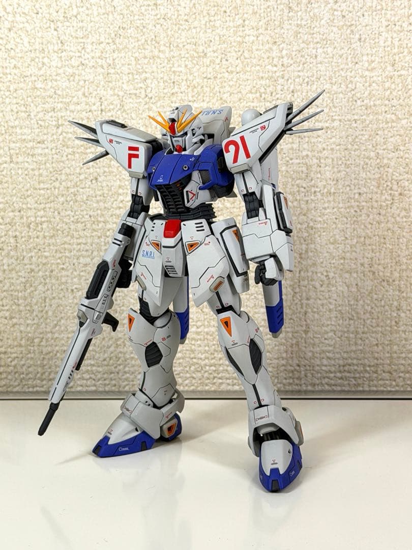 ロボット MG F91 ver2.0 MG 1/100 GUNDAM F91 ver2.0 BACK CANON TYPE & TWIN V.S.B.R. SET UP