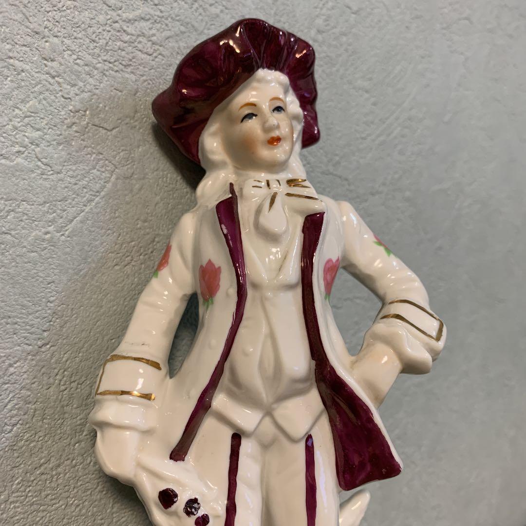 昭和レトロ TKN 陶器人形 アンティークドール 2体 - メルカリ