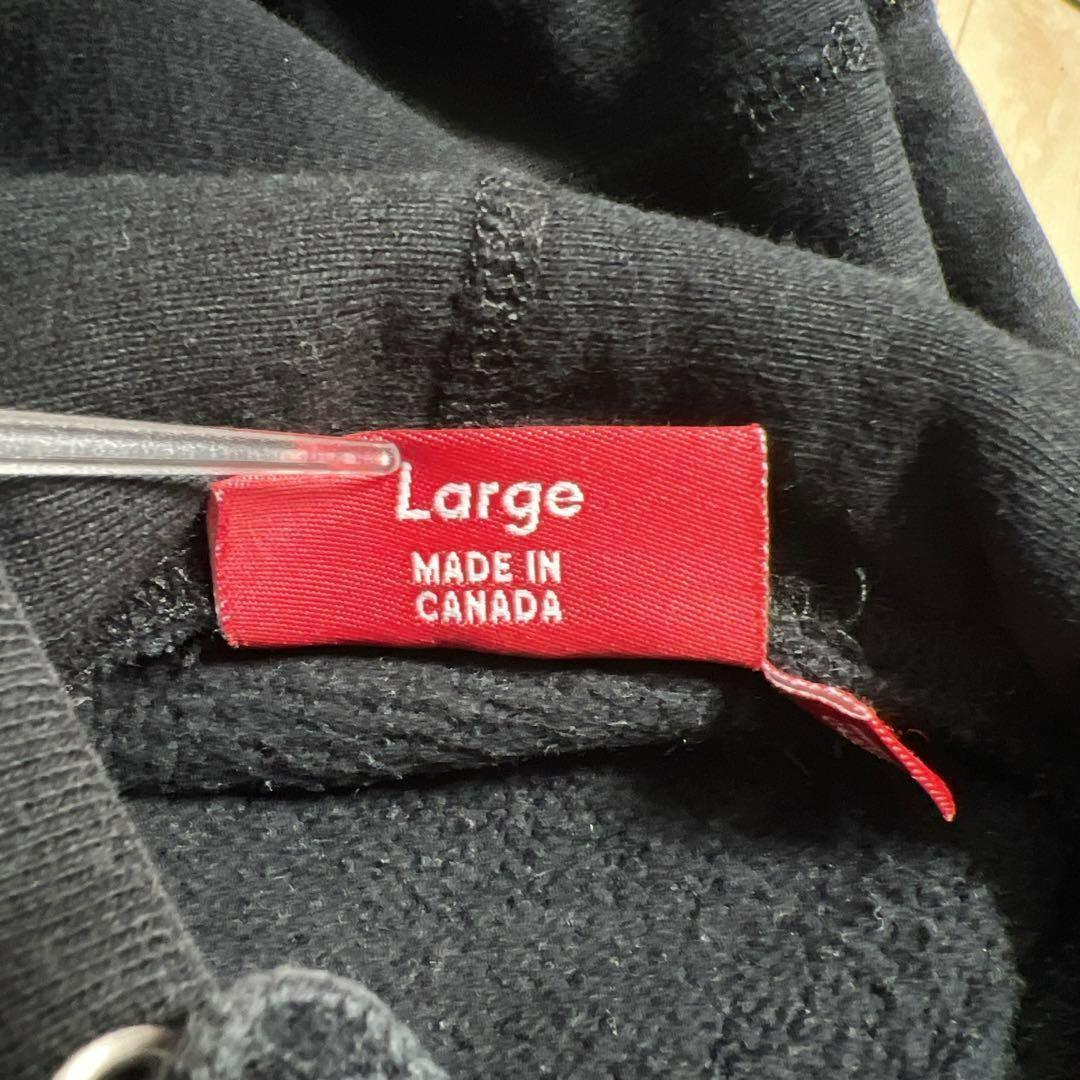 【入手困難!!】シュプリーム ✈︎カナダ製 刺繍 トレーナー 肉厚 裏起毛