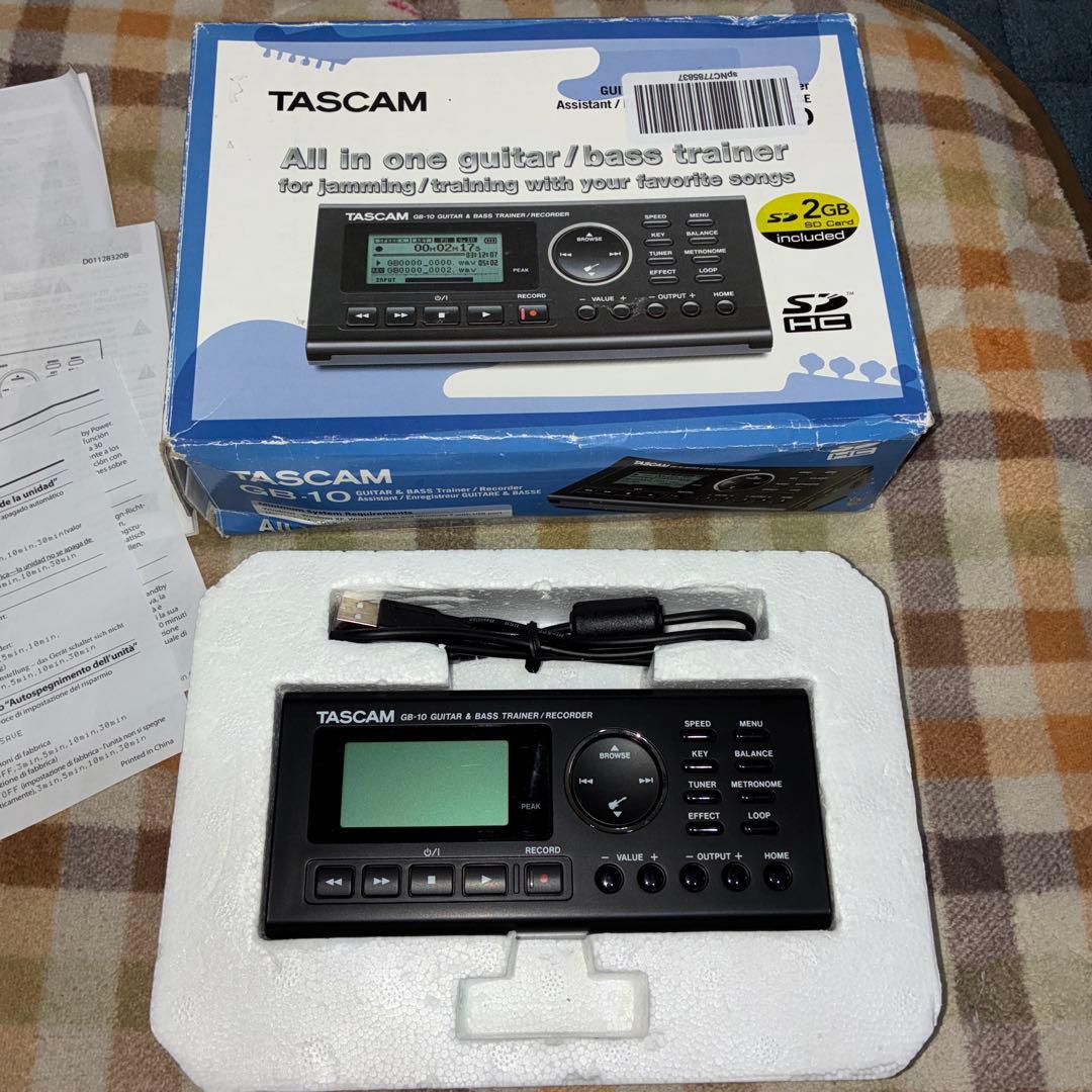 極美品です！！TASCAM GB-10 ギター・ベーストレーナー/レコーダー