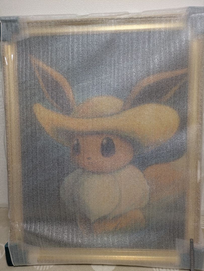 ゴッホ イーブイ 金枠 XL 証明書付き キャンバスアート ジクレー