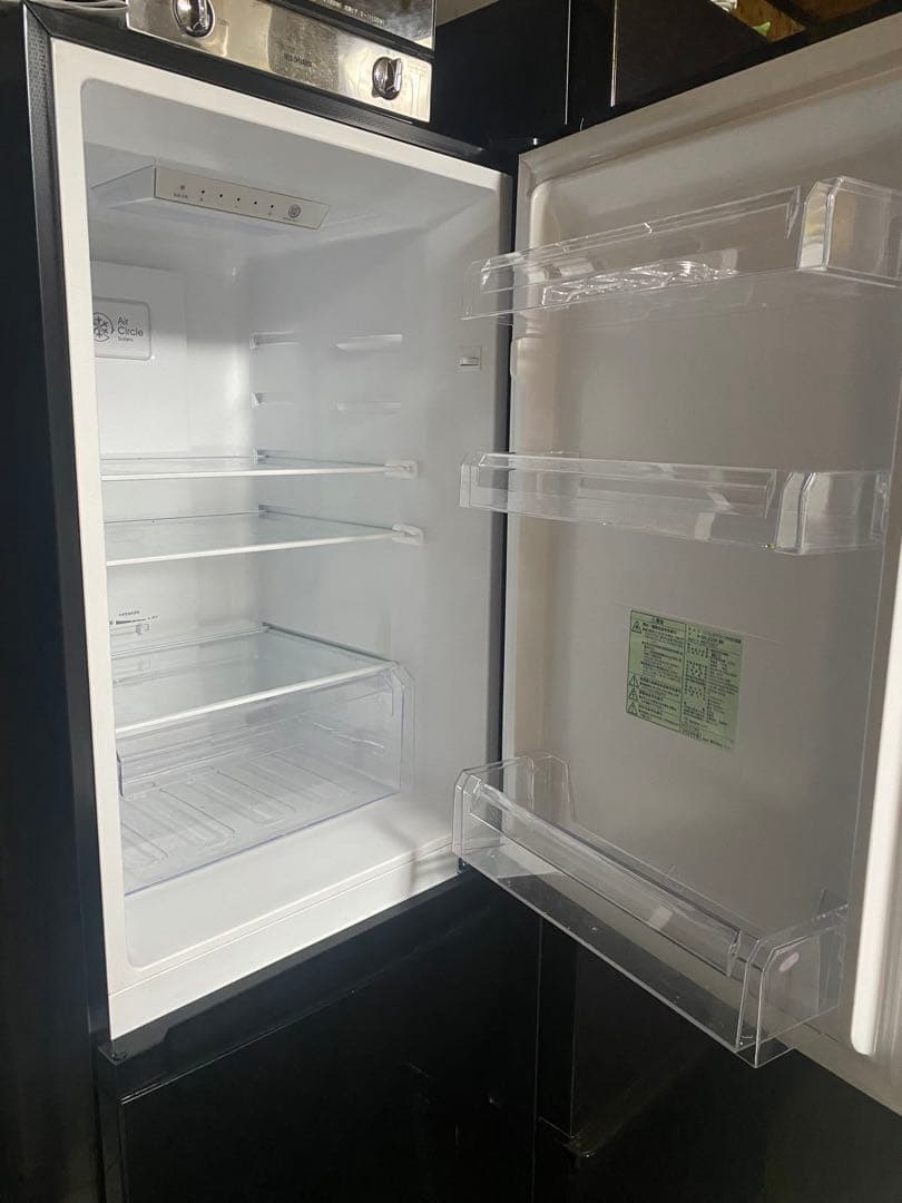 ノンプーモカ ☆ニトリNR-230B BK ブラック冷蔵庫 2024年製