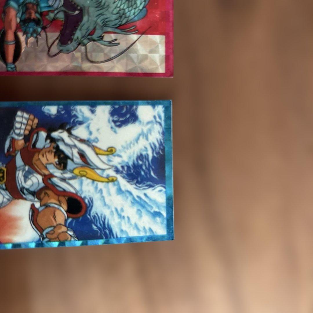 【極美品】聖闘士星矢 ペガサス ホログラムステッカー2枚セット