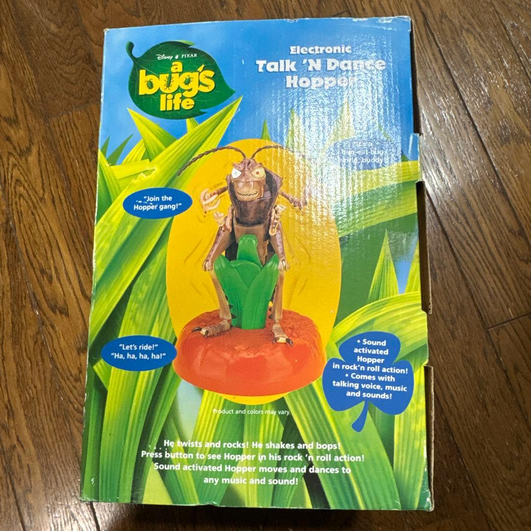 レア品！バグズライフ Talk 'N Dance Hopper
