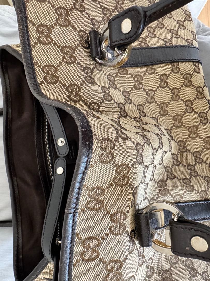 Gucci ロゴパターン ショルダーバッグ