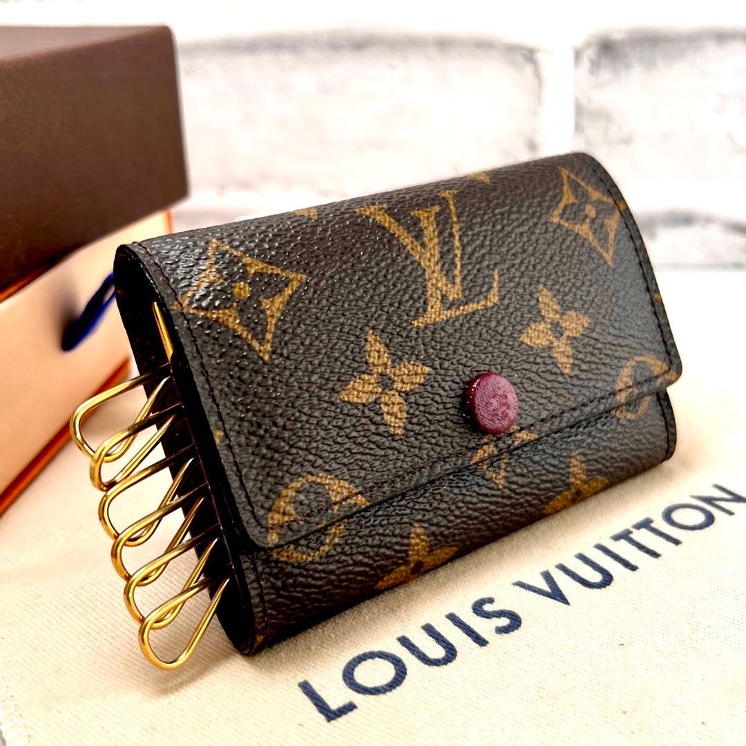 美品】 ルイヴィトン モノグラム ミュルティクレ6 フューシャ M60701