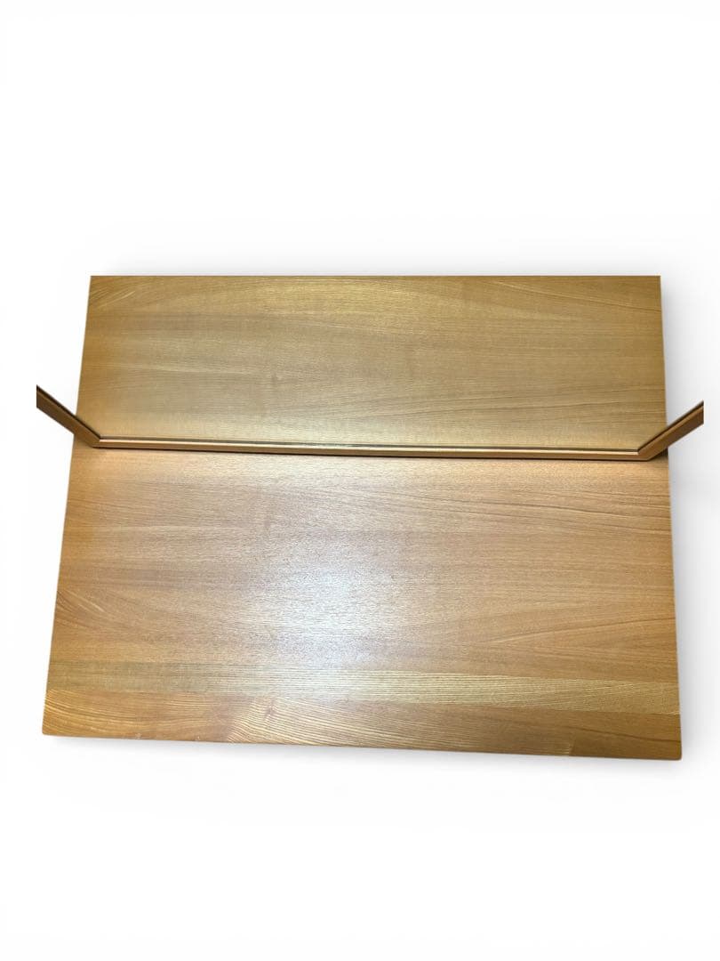 無印良品】ドレッサーテーブル 天然木タモ材 鏡付き シンプルデザイン