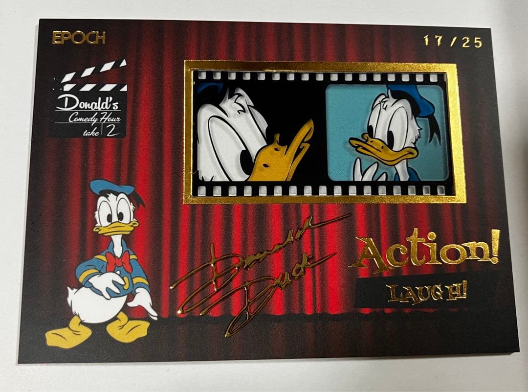 ドナルドダック90周年 プレミアムカード世界に5枚