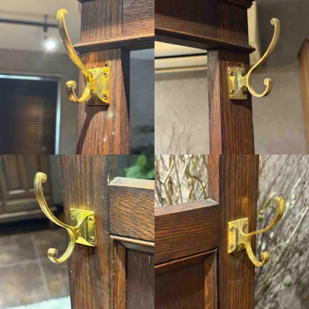 ホールスタンドチェア コート掛け 帽子掛け アンティーク ビンテージ nH