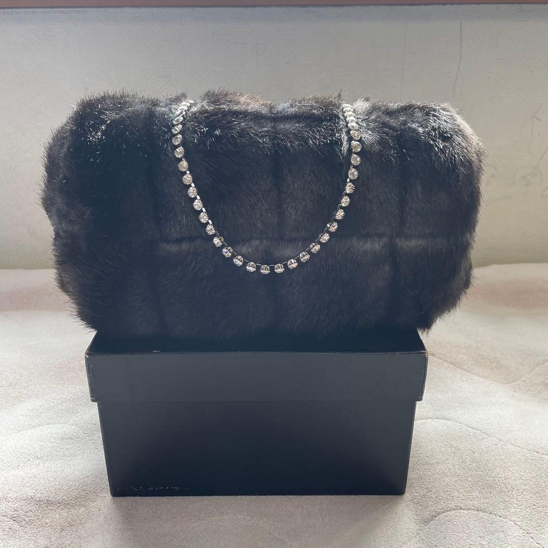 [新品未使用] SONIA RYKIEL SACS fake fur bag