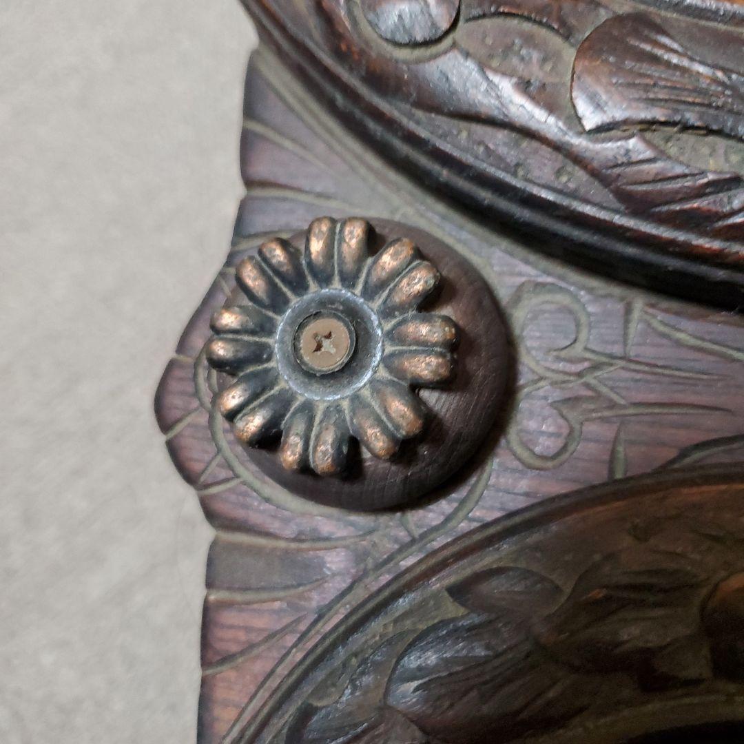 せいちゃんさん専用です古い掛け時計　精工舎？　姫だるま時計　四つ丸　ゼンマイ式