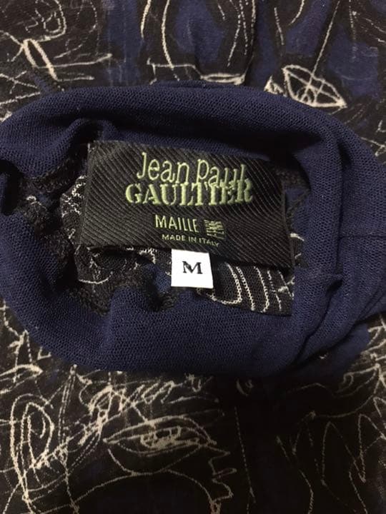 jean paul gaultier ゴルチェ パワーネット　顔柄トップス