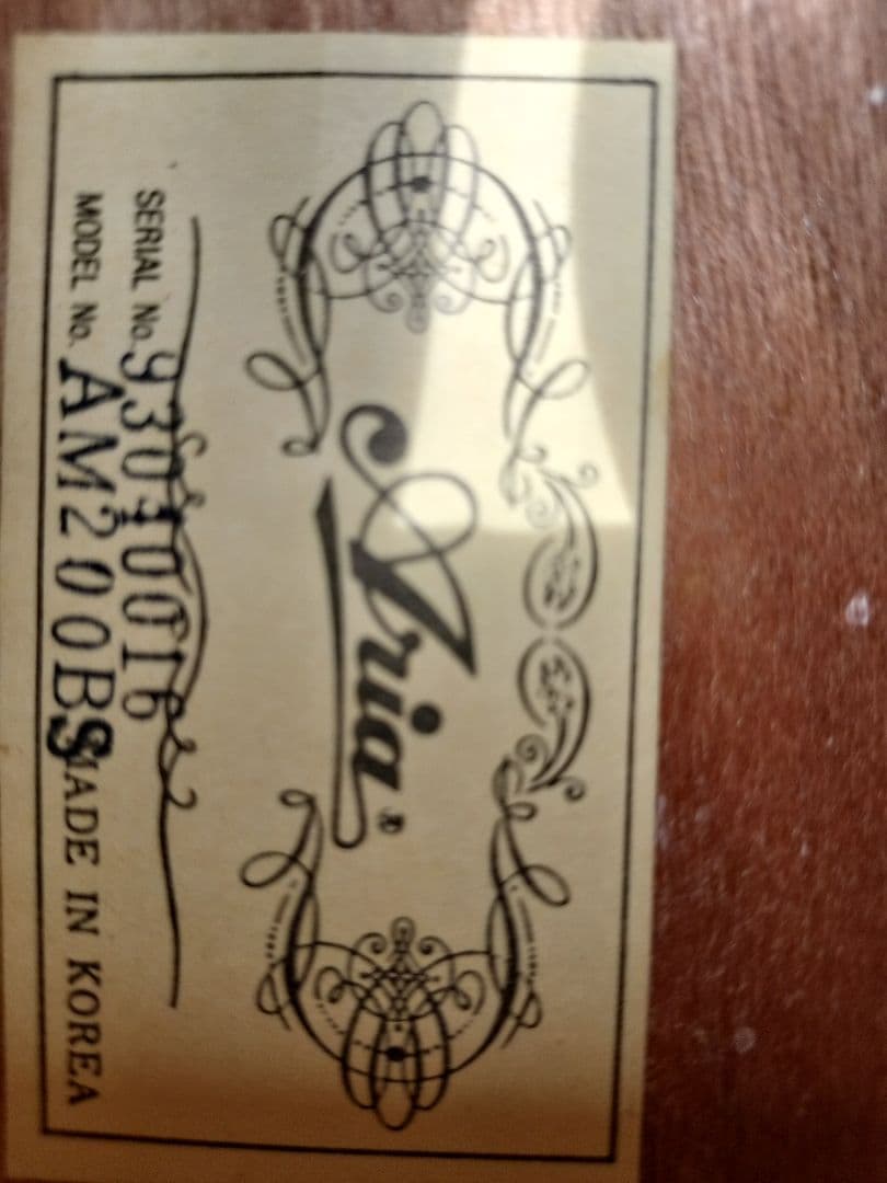 美品　Aria フラットマンドリン 　サンバースト