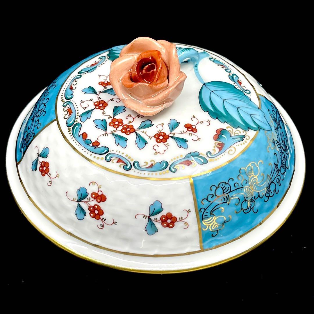 ヘレンド トゥッピーニの角笛 シュガーポット