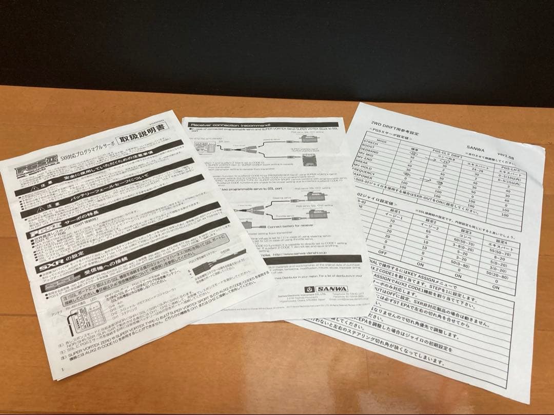 サンワ PGS-CL II ドリフトセッティング　2個セット