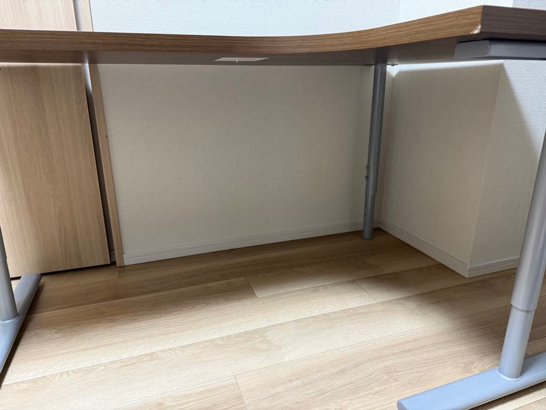 【ニトリ(NITORI)】L字型デスク（廃盤商品）プレフェ