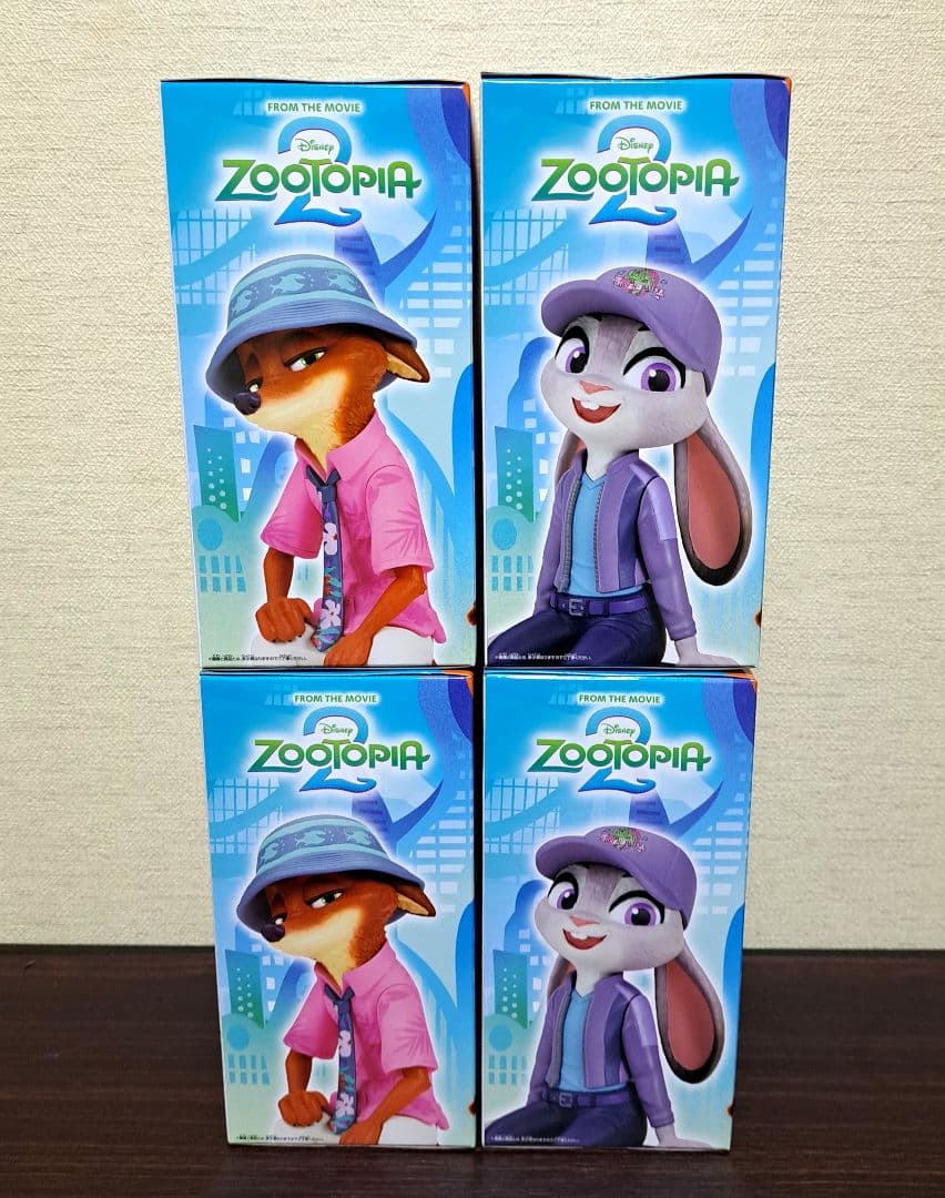 ズートピア2/モニタートップフィギュア/ニック/ジュディ(各2点・４点セット)