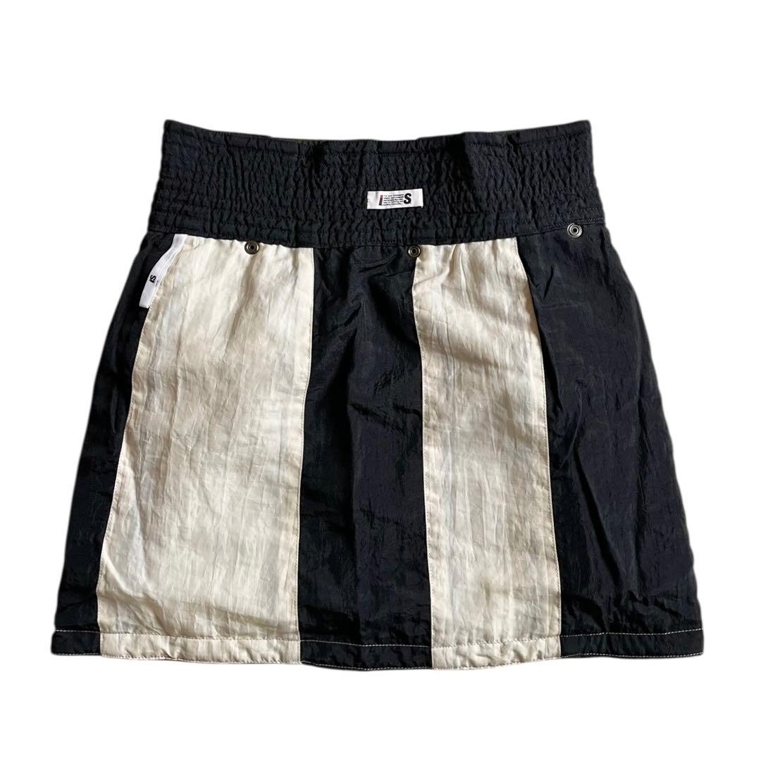 80s I.S. イッセイミヤケ 巾着ポケット ナイロン カーゴ スカート 稀少