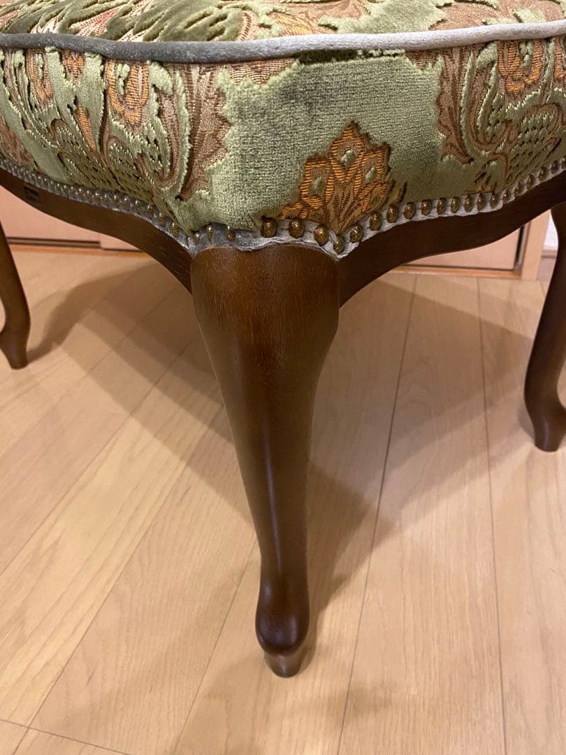 【希望価格】maruni 装飾的な刺繍 スツール