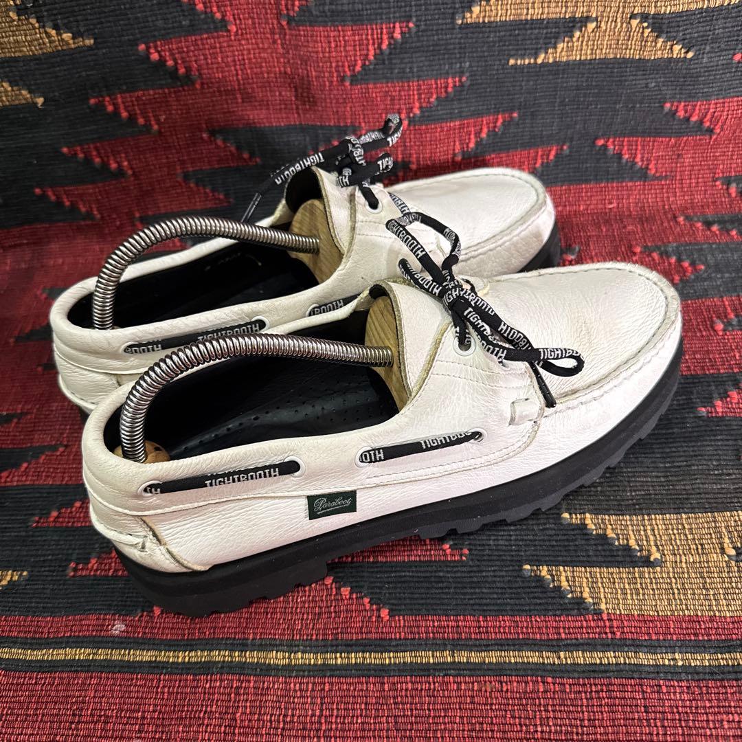 美品　タイトブース　パラブーツ MARO ホワイト　サイズ　UK8