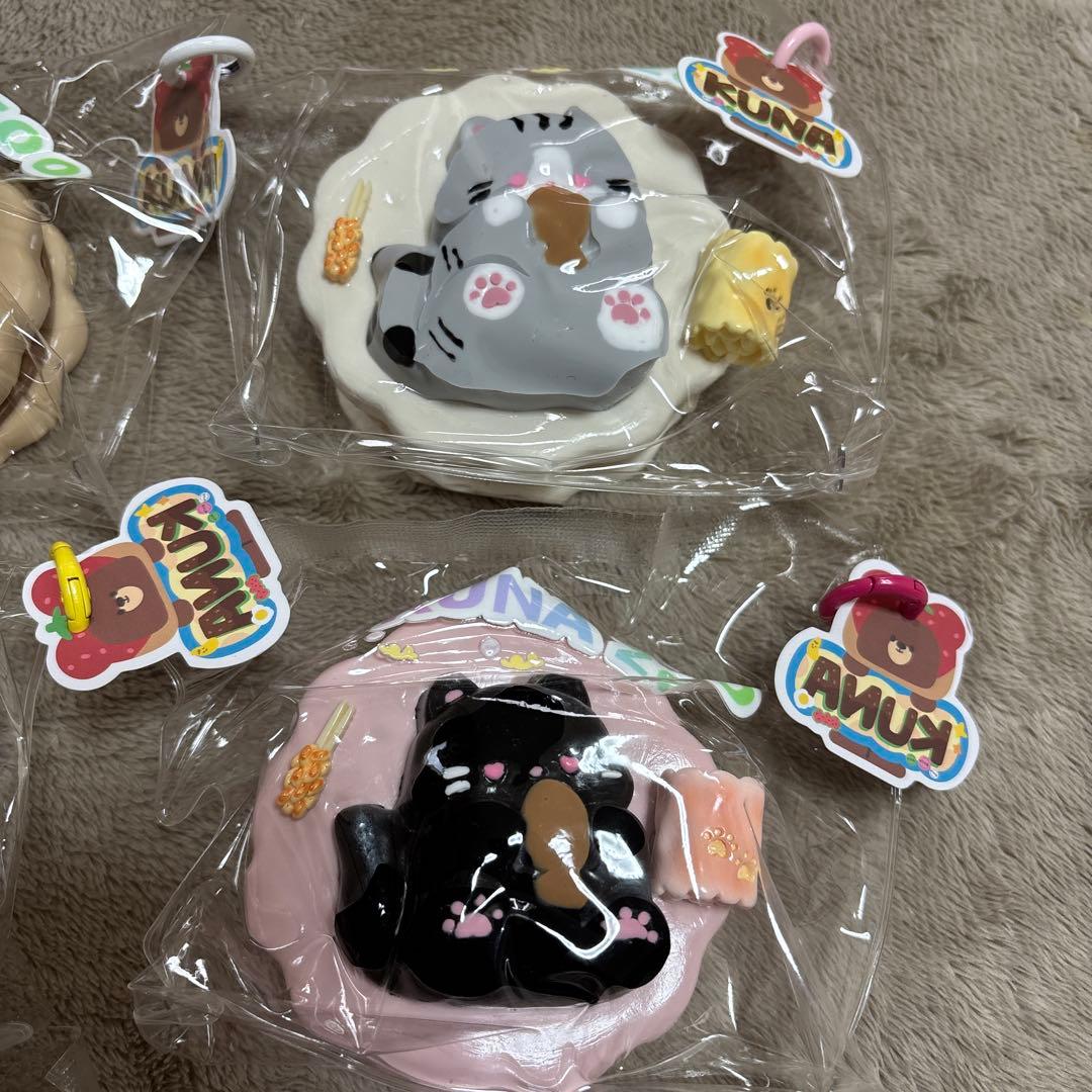 KUNAスクイーズ ビスケットキャットシリーズ ねこちゃんクッキー