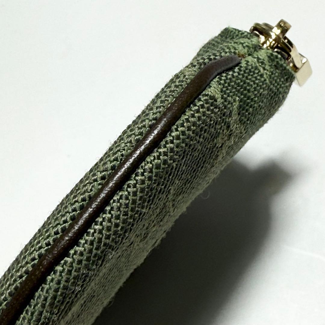 ルイ・ヴィトン ポルト・モネ・ロン モノグラム ミニ カーキ ケース