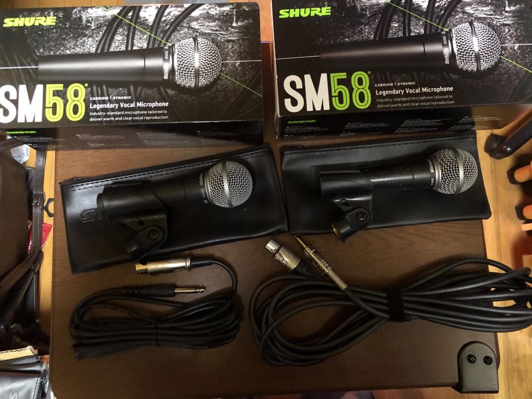 も*生様 SHURE SM58 ダイナミックマイク 2本セット