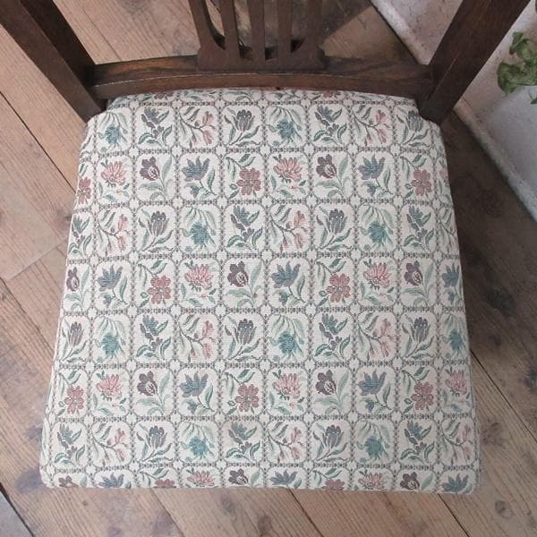 イギリス アンティーク 家具 ダイニングチェア 張りぐるみ椅子 英国