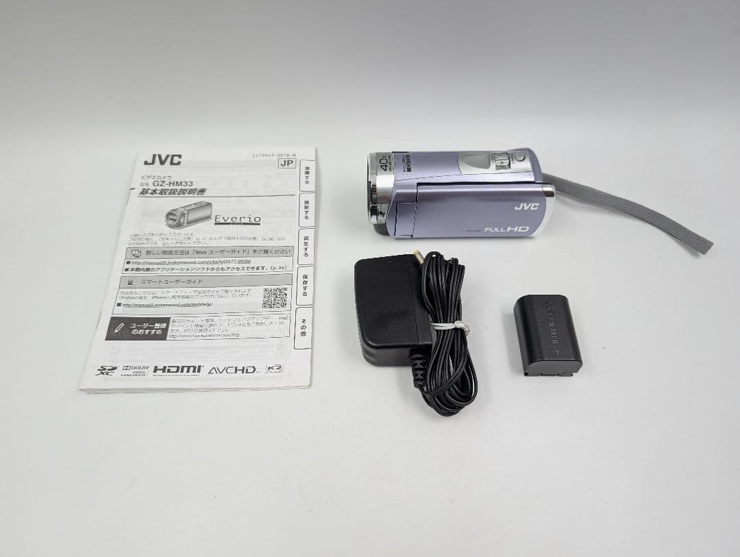 JVC メモリー ビデオカメラ GZ-HM33 - メルカリ