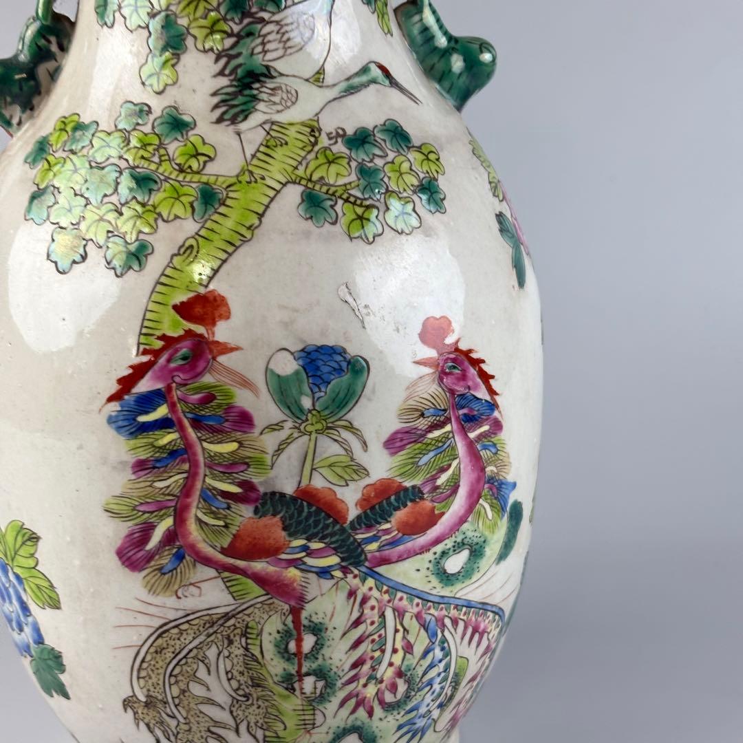 時代 粉彩 壷 罐 中国 色絵 陶磁器 飾壺 花器 - メルカリ 粉彩 壷 罐