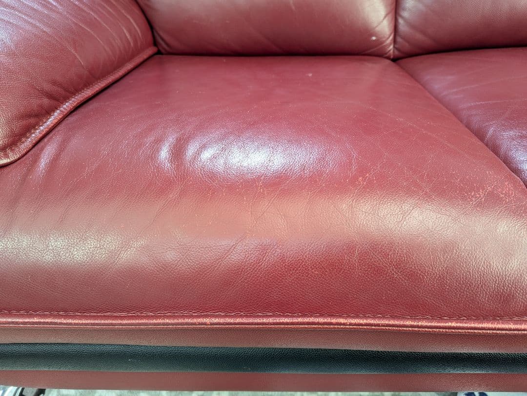 みちみち　ニトリ　ロゾ　ソファー　赤　レッド　中古　直接取引可（静岡県）