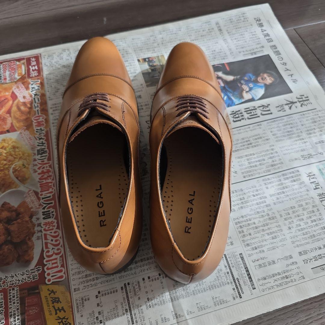 ❤*迎様 REGAL ブラウン ドレスシューズ レースアップ