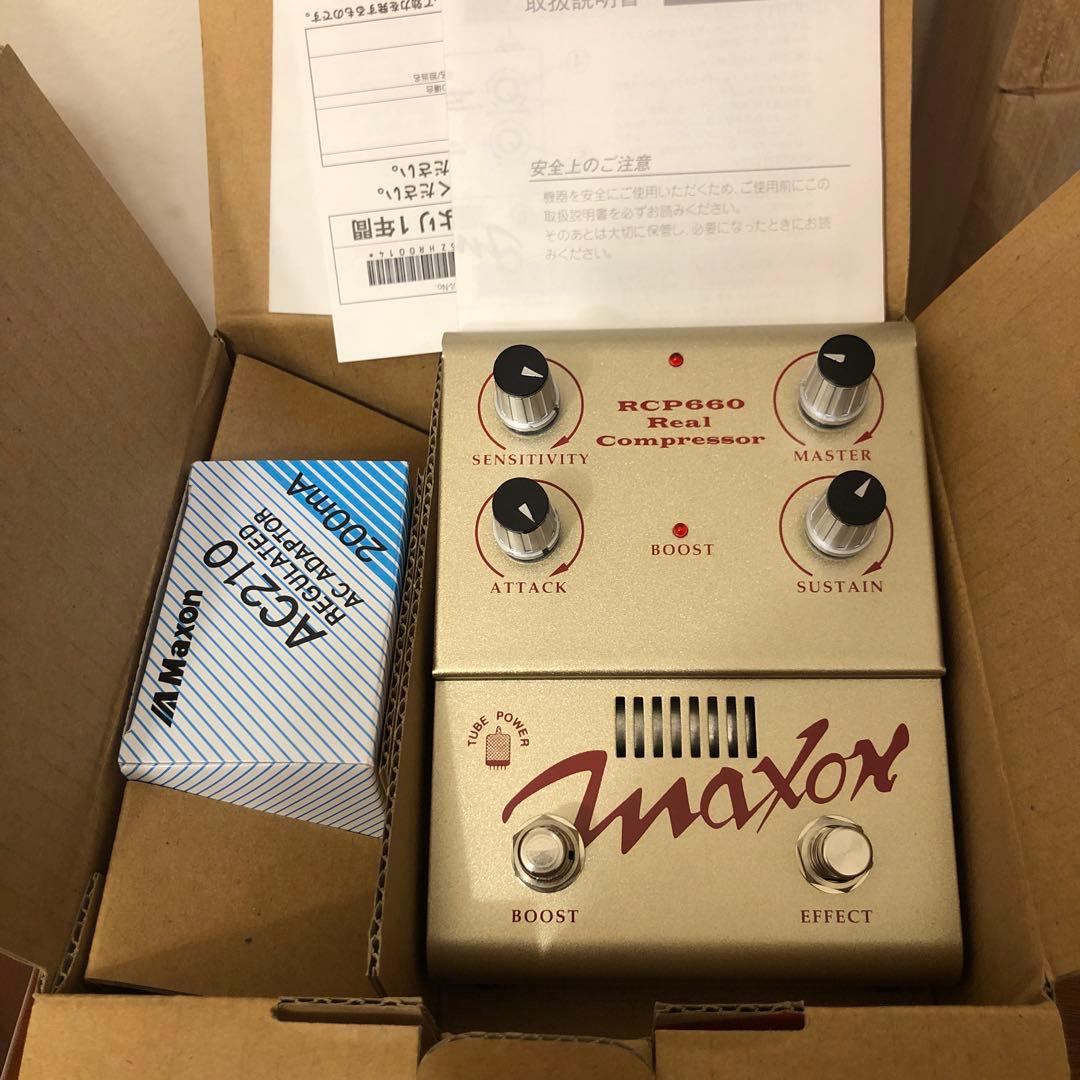 MAXON RCP660 REAL コンプレッサー　エフェクター　美品 極希少】Maxon RCP660 Real Compressor エフェクター 極希少】Maxon