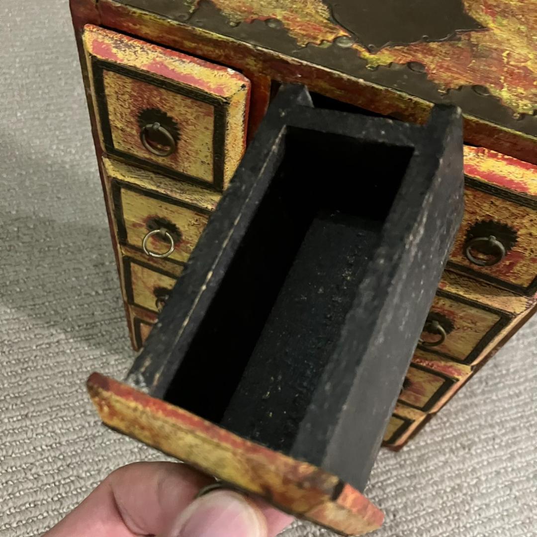 薬箪笥 薬棚 アクセサリー入れ 多引き出し