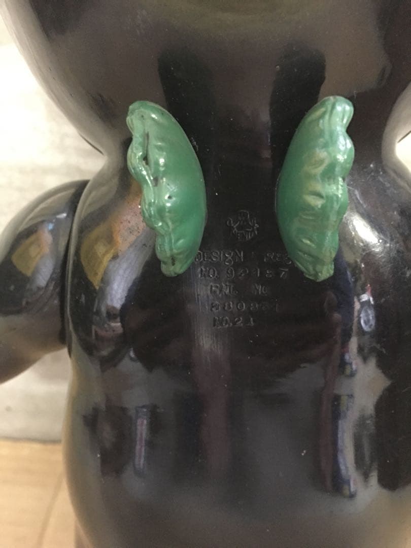 古いキューピー人形 黒 セルロイド