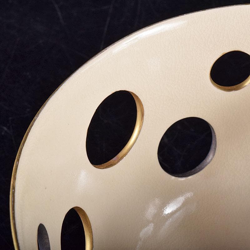 北大路魯山人作 金銀水玉透かし鉢 菓子鉢 共箱 D R8520