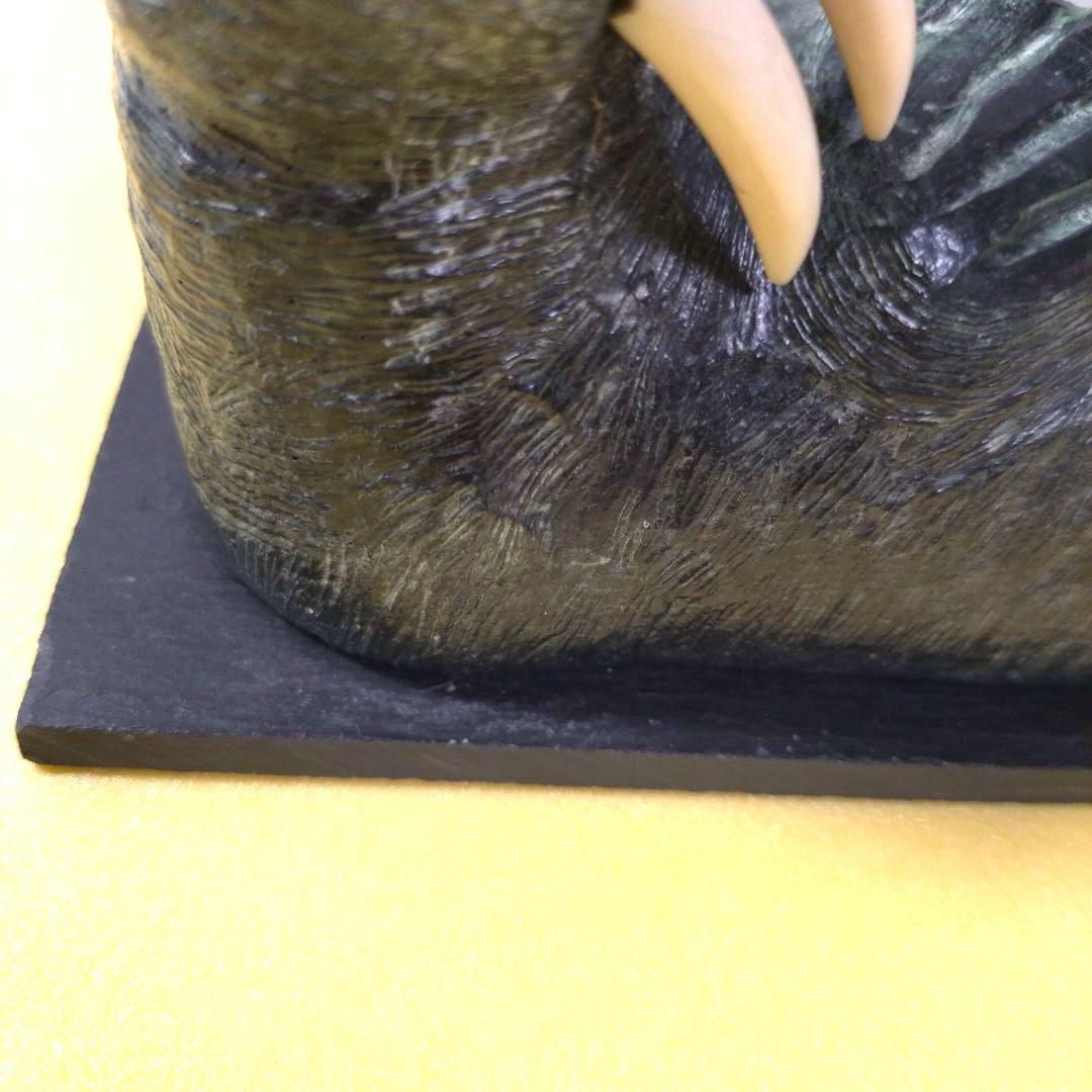 希少 ヴィンテージ ウルフオリジナル セイウチ 彫刻 カナダ製 海外工芸品