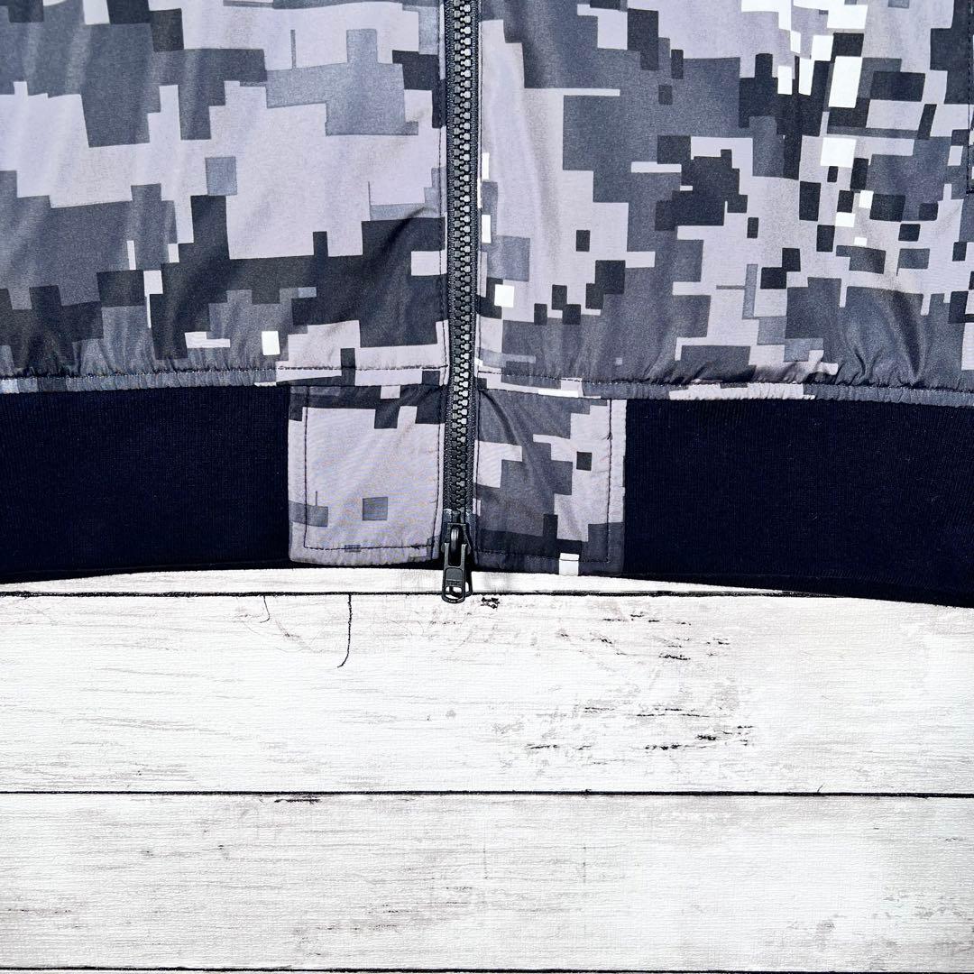 『F.C.Real Bristol』　ブルゾン　リバーシブル　デジカモ柄　黒　M