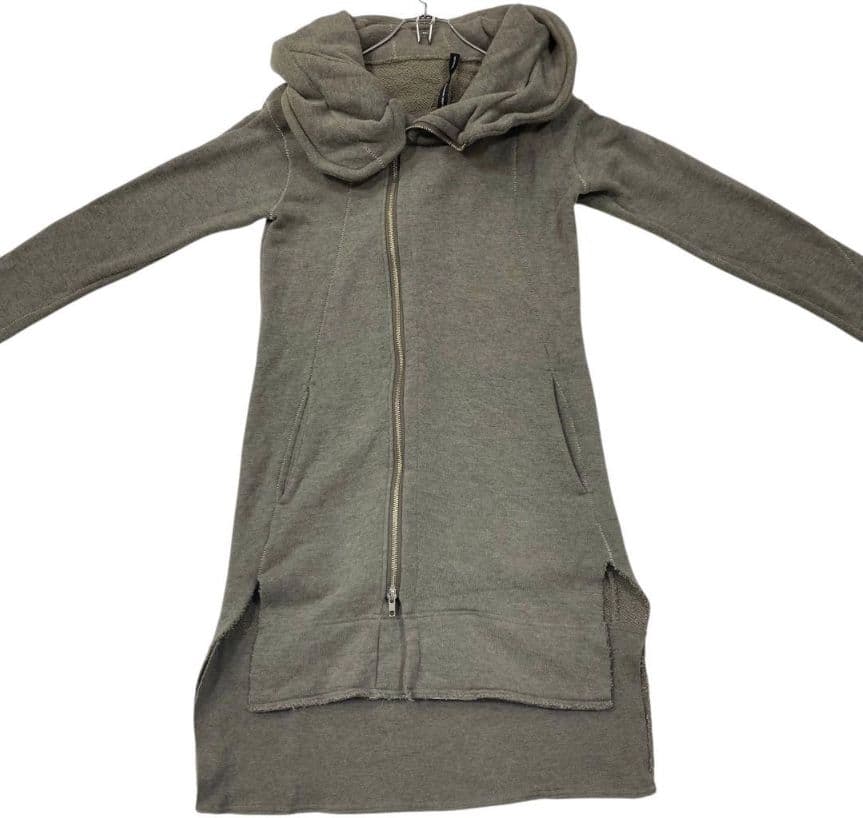 nude: masahiko maruyama フード付きロングパーカー