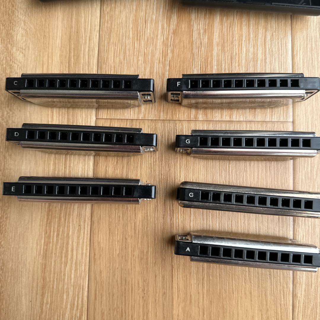 MAJOR BOY & ULTIMO ブルースハープ ハーモニカ7本セット