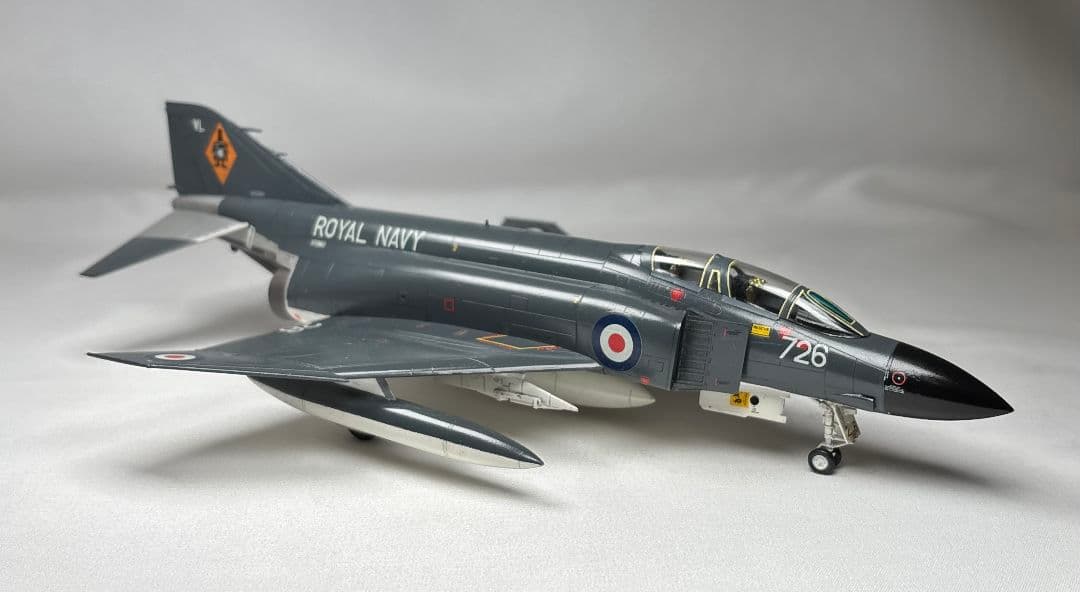 【完成品】フジミ 1/72 ブリティッシュ ファントム F-4K