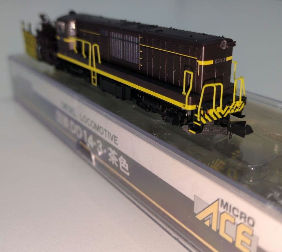 鉄道模型 国鉄DD14 3 茶色 除雪機関車